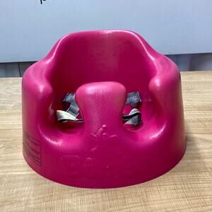 Bumbo Baby Infant Soft Seat with  Adjustable Harness-Hot Pink